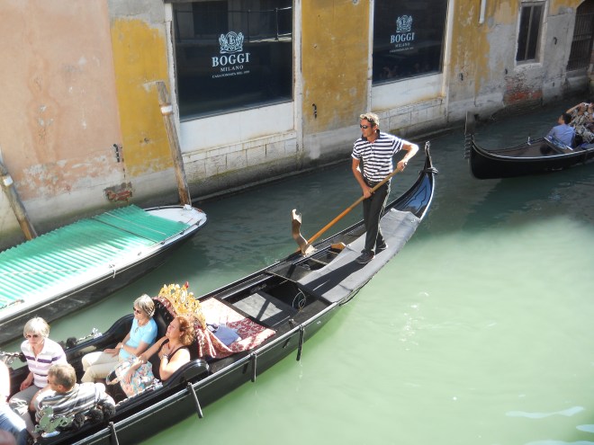Gondola in motion
